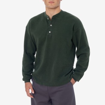 TX458GD - Long Sleeve Heavy Thermal Heritage Henley
