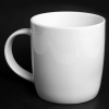 White Ceramic Coffee Mug 11 OZ - Classic Plain White Mug with Handle, Microwave and Dishwasher Safe, Perfect for Coffee, Tea, Hot Cocoa, Milk, Office and Home Use